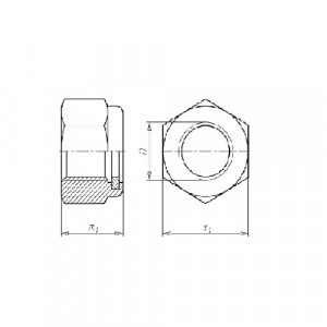 DIN 982 Гайки самоконтрящиеся высокие